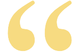 yellow opening quote marks